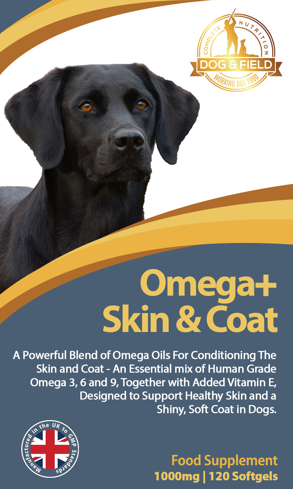 Omega + Skin &amp; Coat - 120 capsules